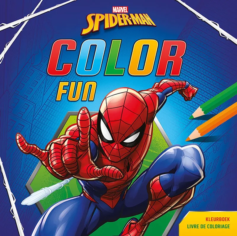Spider-man Color Fun de Marvel Comics – photo du livre