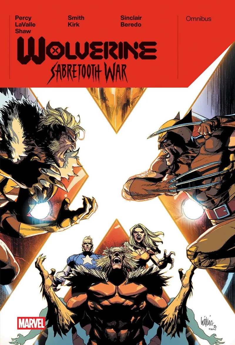 Wolverine: Sabretooth War Omnibus de Marvel Comics – photo du livre