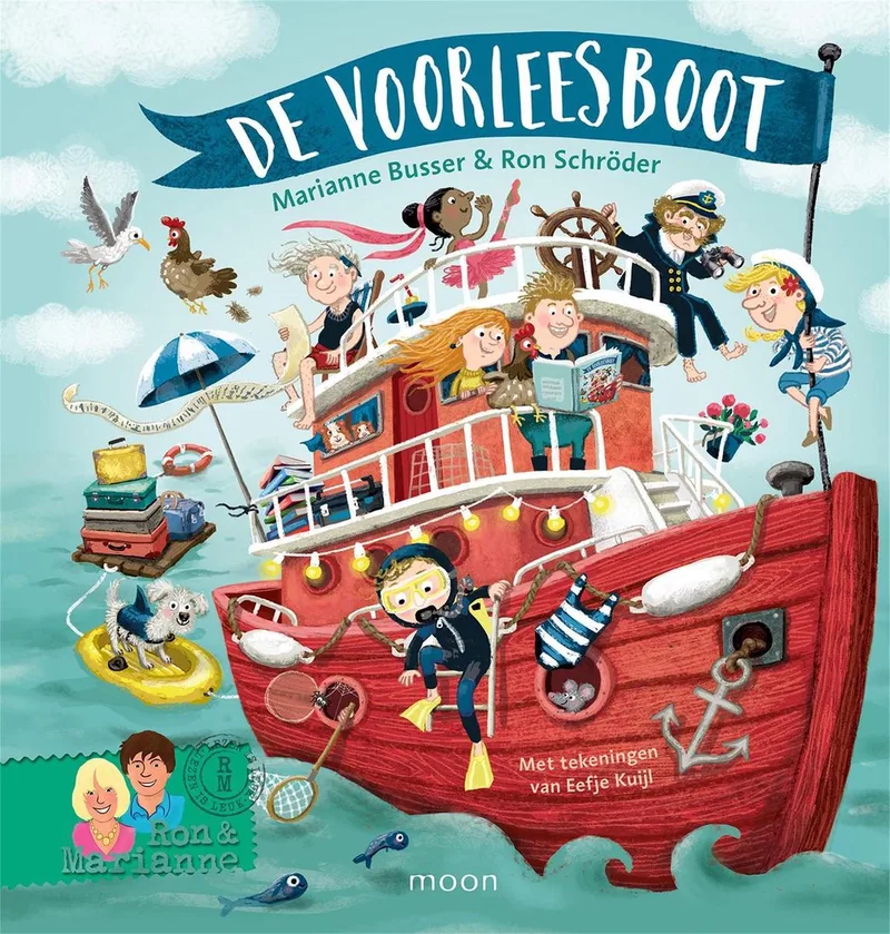 De voorleesboot von Moon – Buchfoto