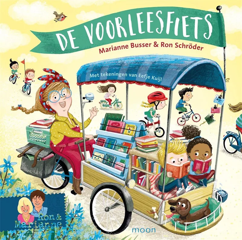 De voorleesfiets de Moon – photo du livre