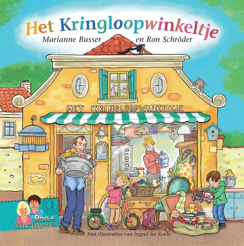 De Winkeltjes - Het kringloopwinkeltje van Moon – boekfoto
