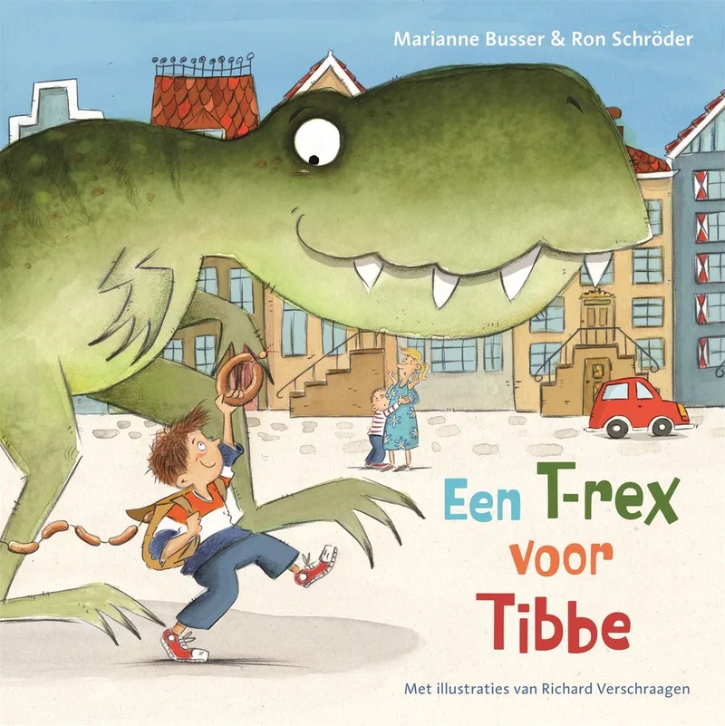 Een T-rex voor Tibbe von Moon – Buchfoto