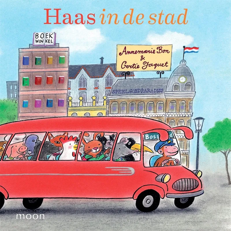 Haas in de stad von Moon – Buchfoto