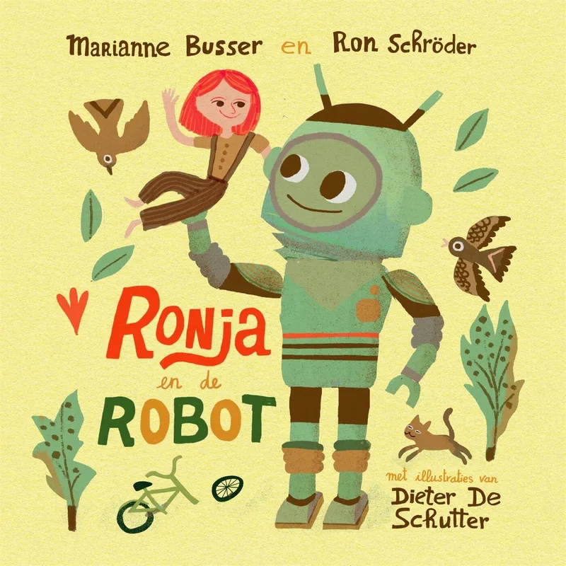 Ronja en de robot von Moon – Buchfoto