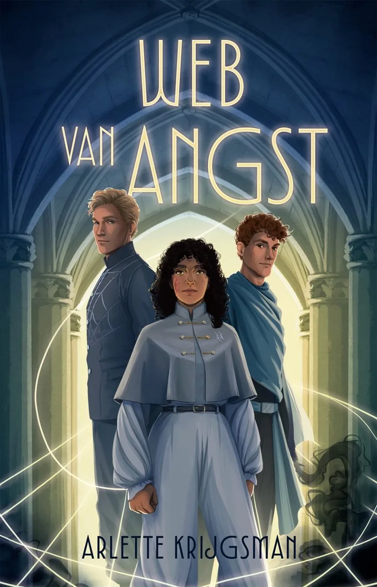 Web van angst von Moon – Buchfoto