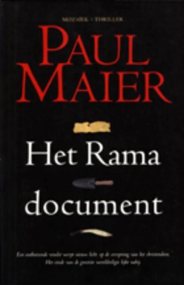 Het rama document från Mozaiek – bokbild