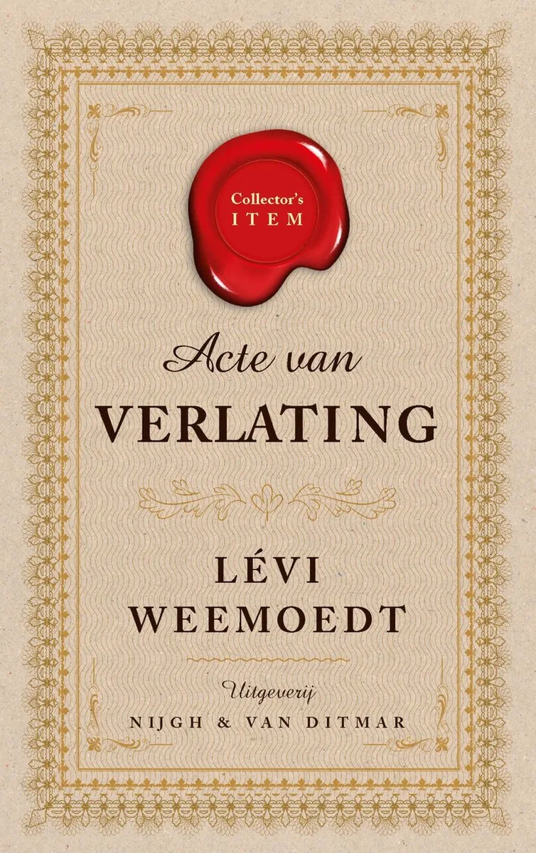 Acte van verlating von Nijgh & Van Ditmar – Buchfoto