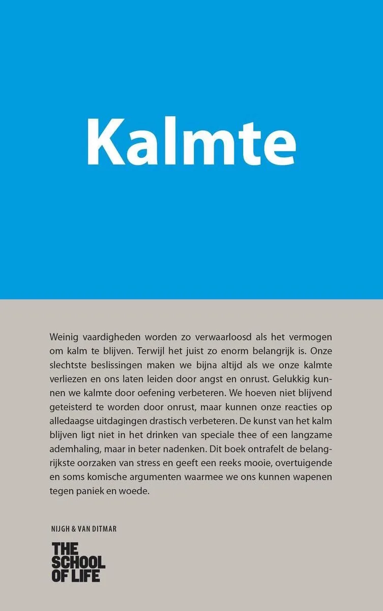 Kalmte von Nijgh & Van Ditmar – Buchfoto