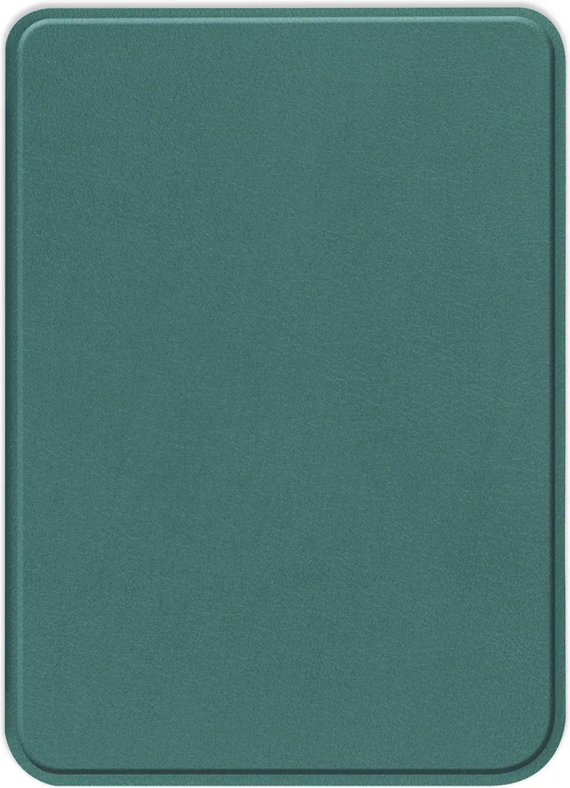 Hoesje Geschikt voor Kobo Clara BW Hoes Book Case - Hoes Geschikt voor Kobo Clara BW Hoesje Book Cover van Nomfy in Donkergroen – boekfoto