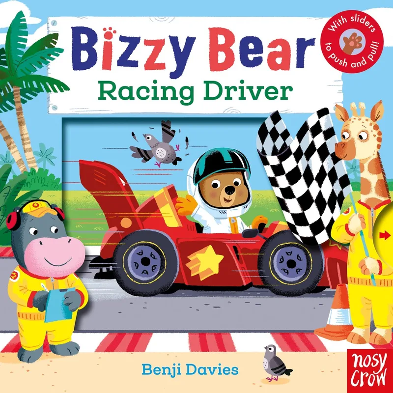 Bizzy Bear: Racing Driver fra Nosy Crow – billede af bogen