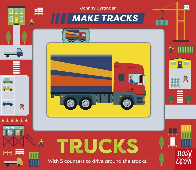 Make Tracks- Make Tracks: Trucks von Nosy Crow – Buchfoto