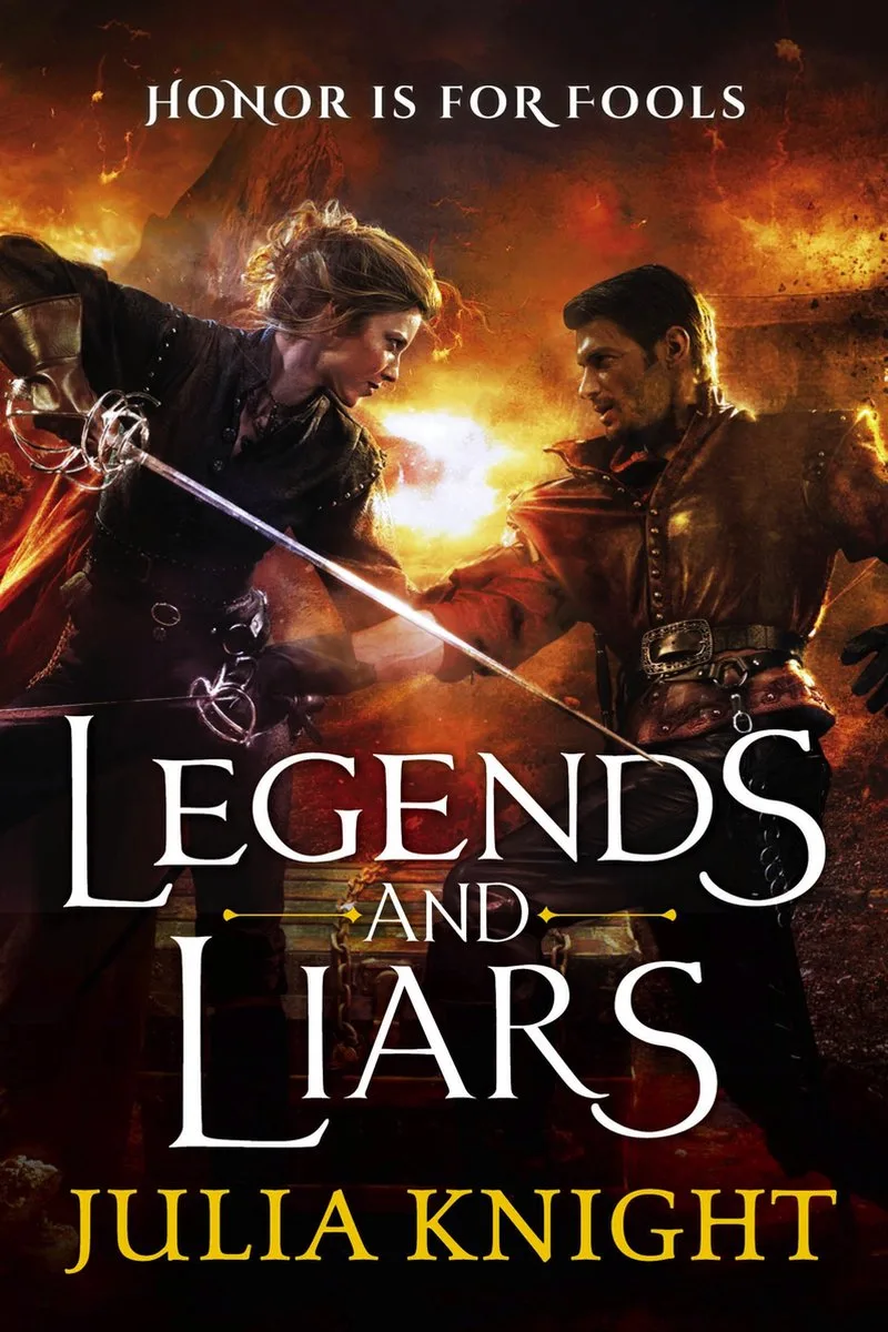 Legends and Liars fra Orbit – billede af bogen