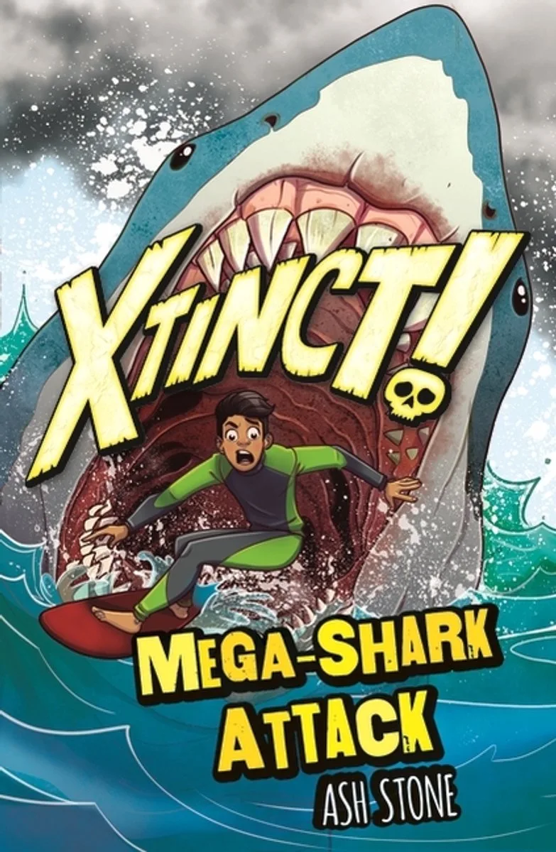 Xtinct!- Xtinct!: Mega-Shark Attack fra Orchard Books – billede af bogen