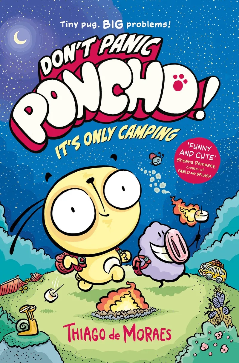Don't Panic Poncho - It's Only Camping fra Pan Macmillan – billede af bogen
