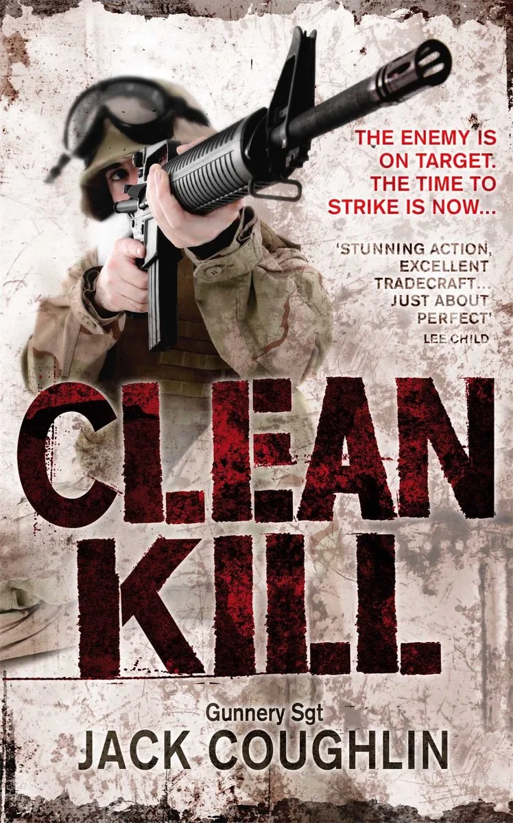 Gunnery Sergeant Kyle Swanson series3- Clean Kill von Pan Macmillan – Buchfoto