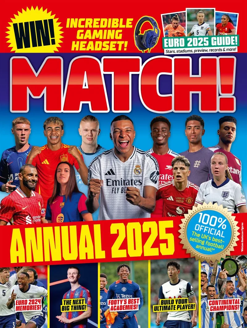 Match Annual 2025 fra Pan Macmillan – billede af bogen