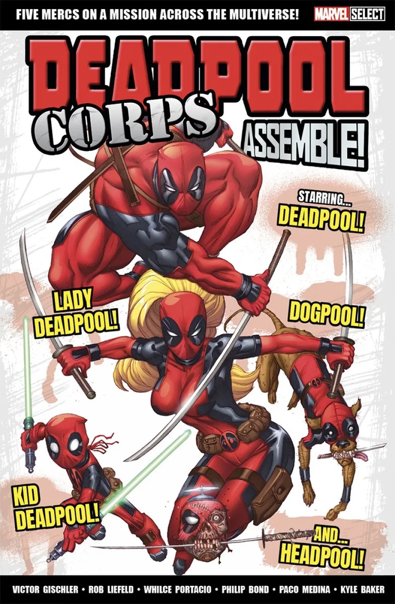 Marvel Select Deadpool Corps Assemble! fra Panini – billede af bogen