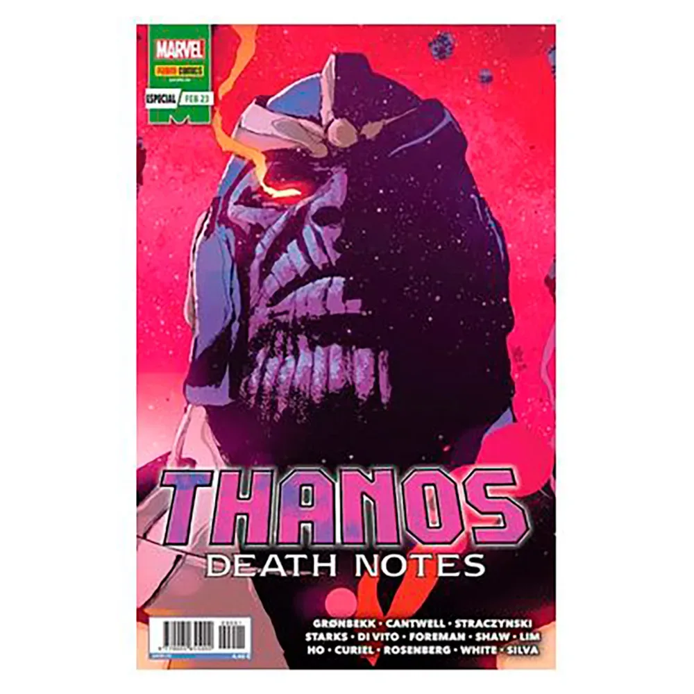 Thanos Death Notes Tegneserie fra Panini – billede af bogen
