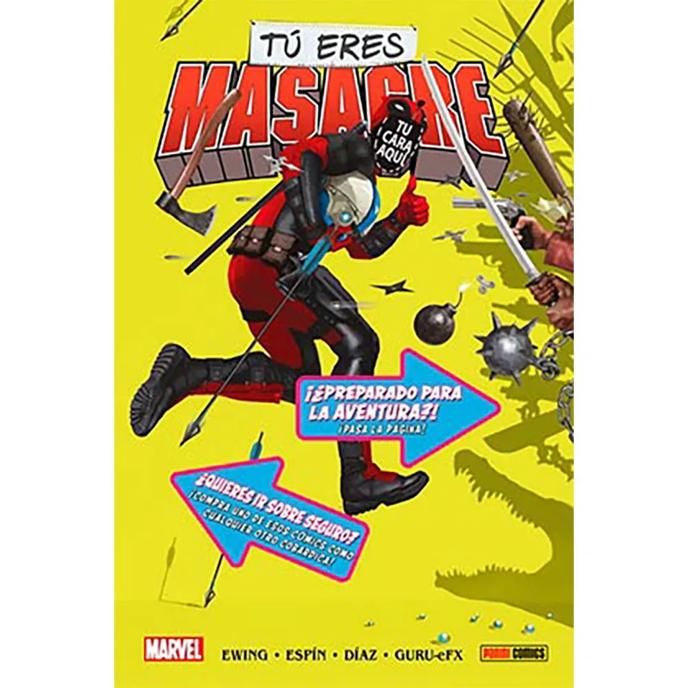 Tu Eres Masacre Comic von Panini – Buchfoto