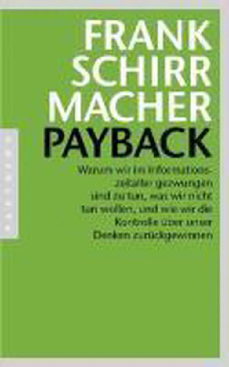 Payback de Pantheon – photo du livre
