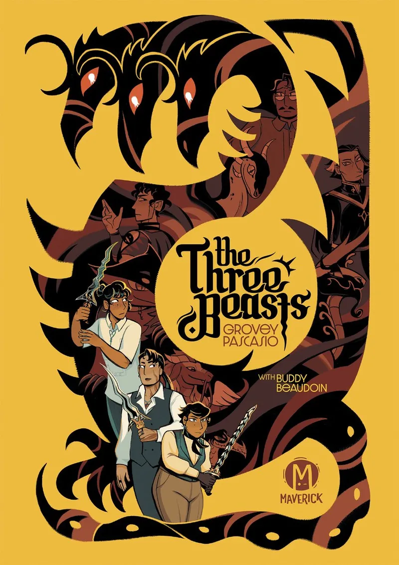 The Three Beasts von Papercutz – Buchfoto