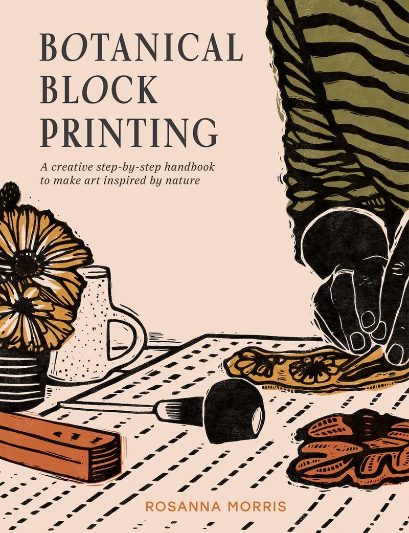 Botanical Block Printing fra Pavilion – billede af bogen