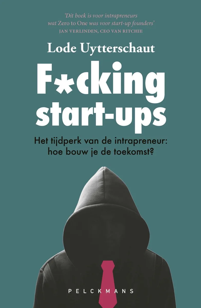 F*cking start-ups van Pelckmans – boekfoto