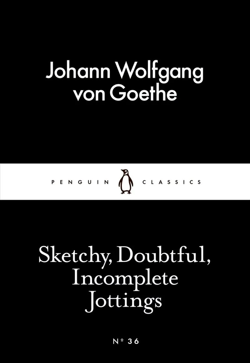 Sketchy Doubtful Incomplete Jottings von Penguin Classics – Buchfoto