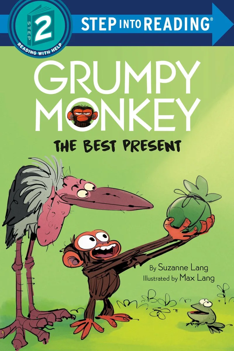 Grumpy Monkey Step Into Reading- Grumpy Monkey The Best Present fra Penguin Young Readers – billede af bogen