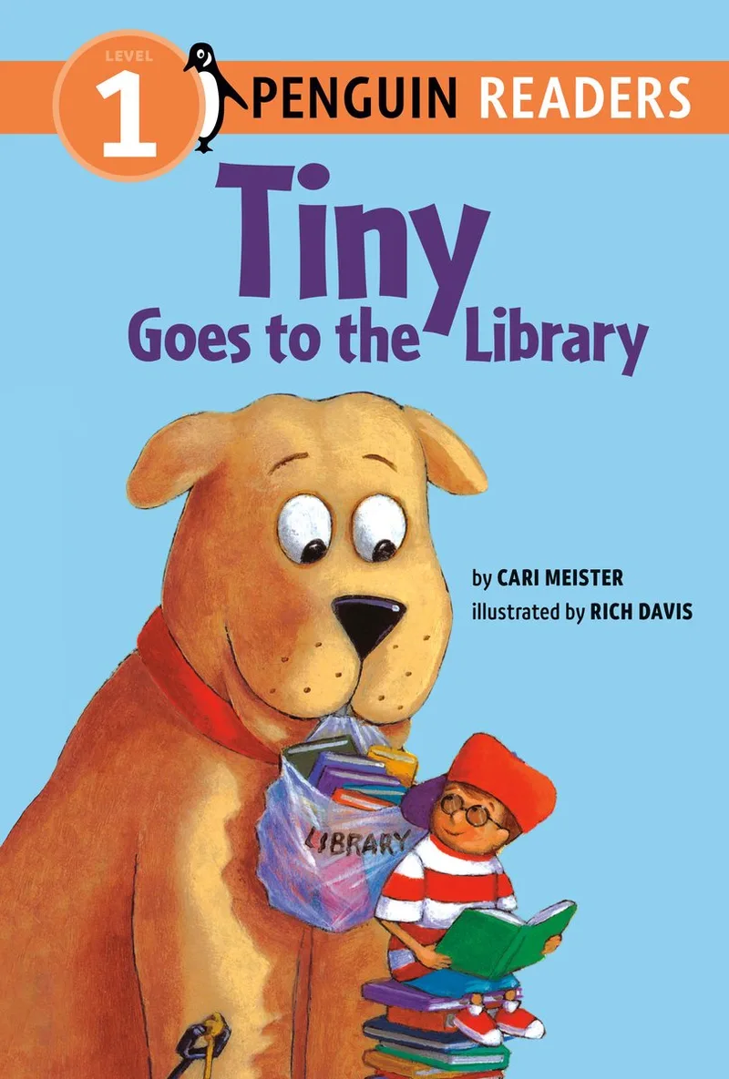 Tiny- Tiny Goes to the Library fra Penguin Young Readers – billede af bogen
