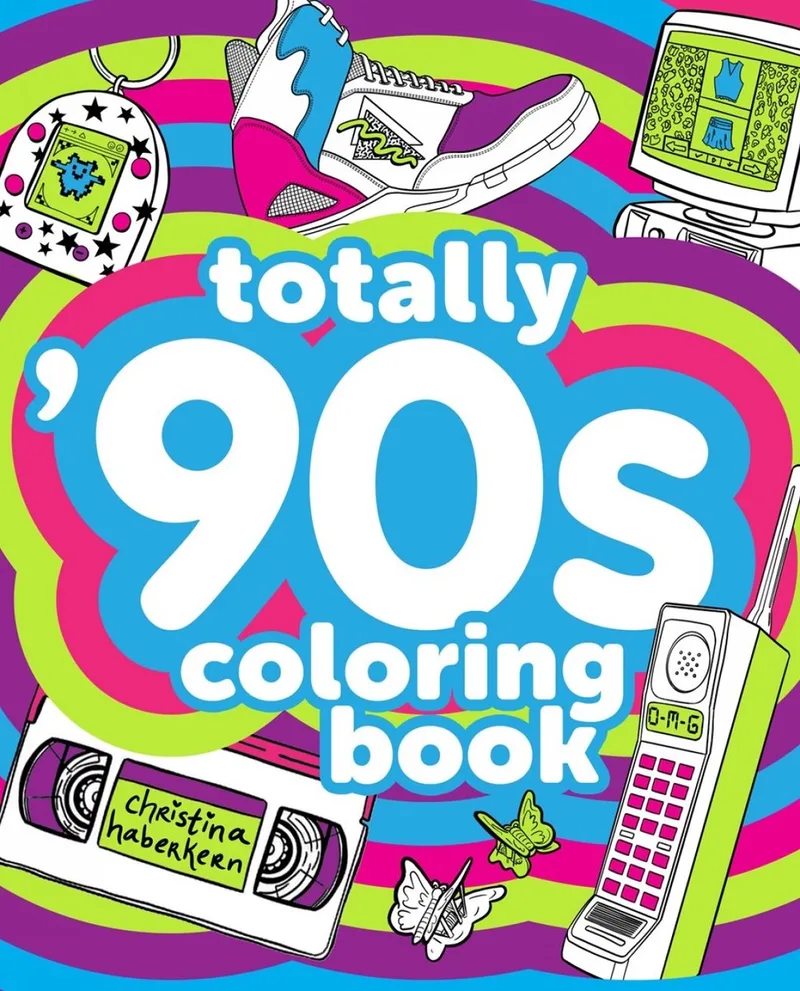 Totally '90s Coloring Book de Plume – photo du livre