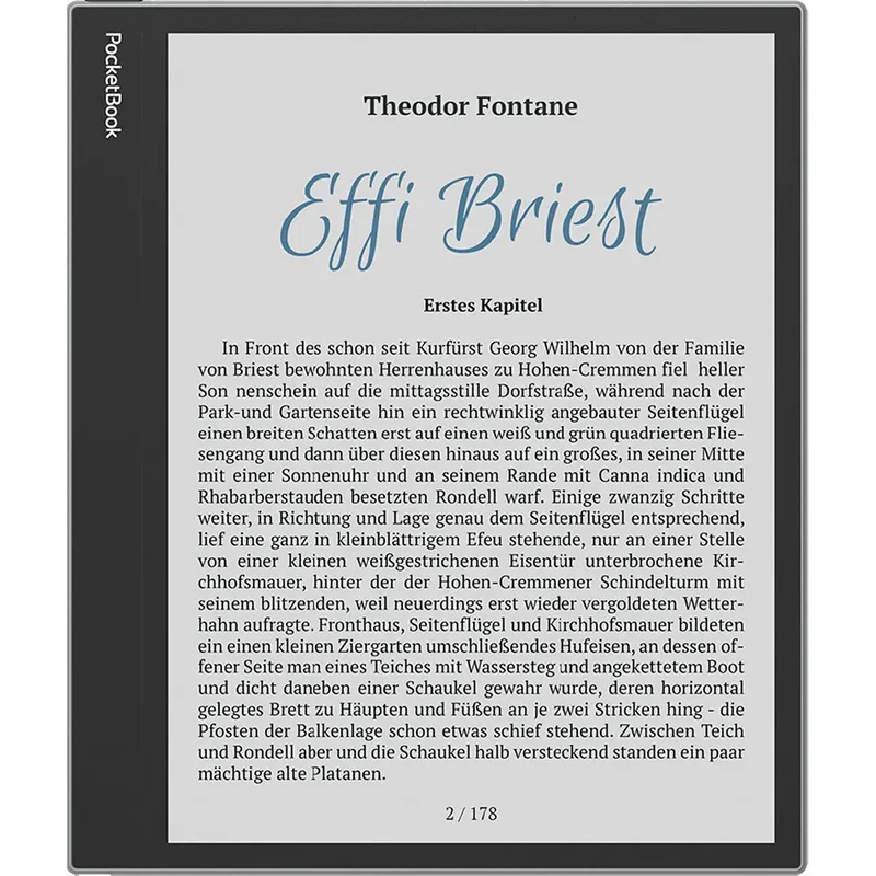 Livre électronique Inkpad Eo de PocketBook en Gris – photo du livre 3 sur 6