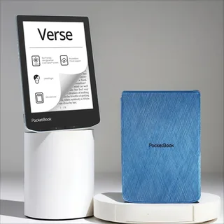 Verse e-reader Bright Blue – 6 inch – 8 GB + Hoesje – voordeelbundel