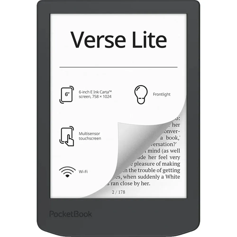 Livre électronique Verse Lite de PocketBook – photo du livre