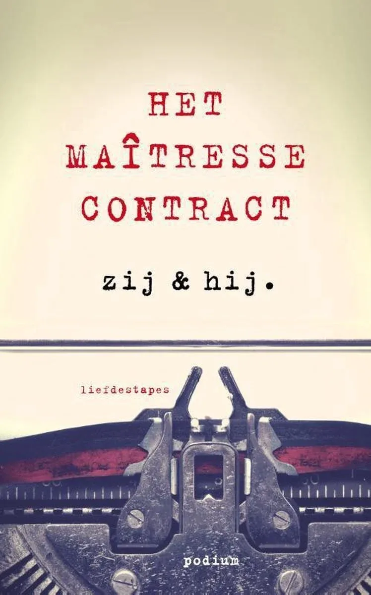 Het maîtressecontract von Podium – Buchfoto
