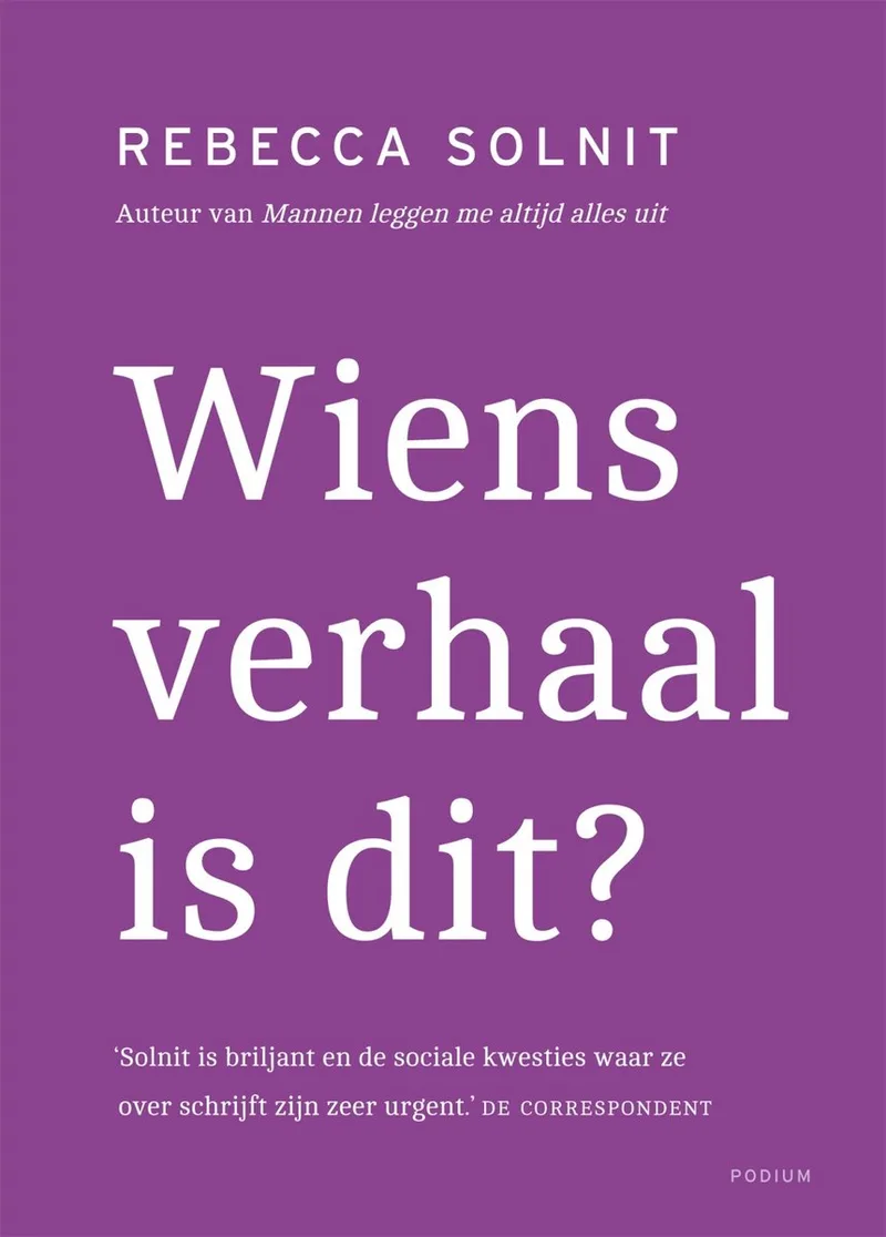 Wiens verhaal is dit? von Podium – Buchfoto