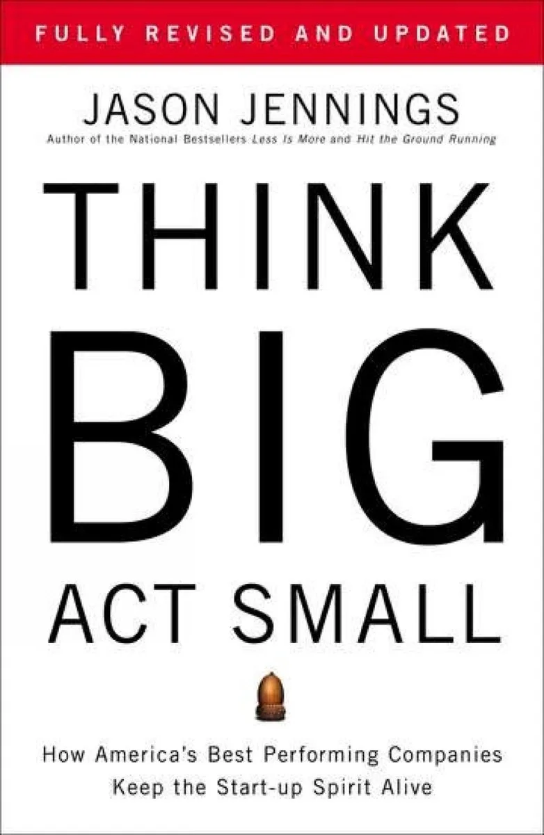 Think Big, Act Small de Portfolio – photo du livre