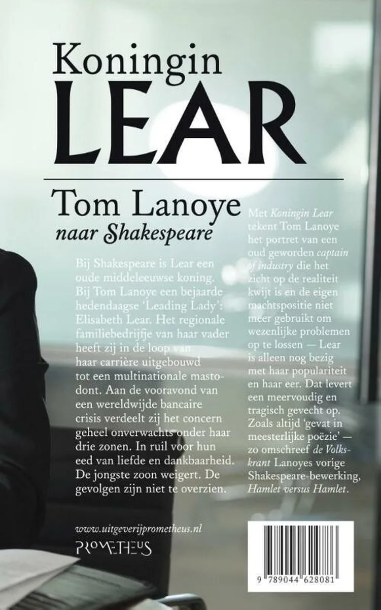 Koningin Lear från Prometheus – bokbild
