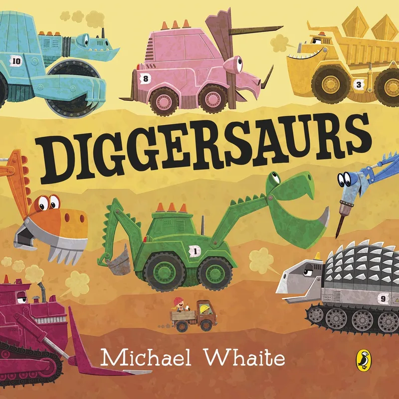 Diggersaurs von Puffin – Buchfoto