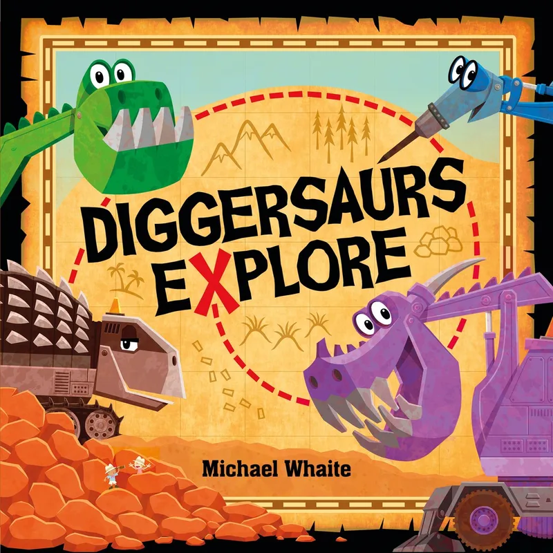 Diggersaurs Explore fra Puffin – billede af bogen