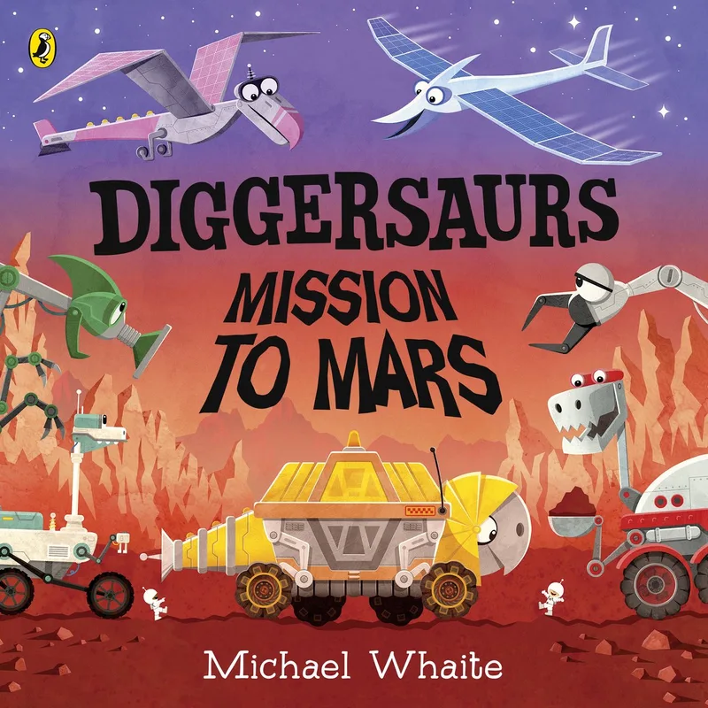 Diggersaurs On Mars fra Puffin – billede af bogen