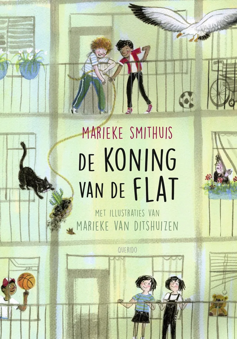 De koning van de flat fra Querido – billede af bogen