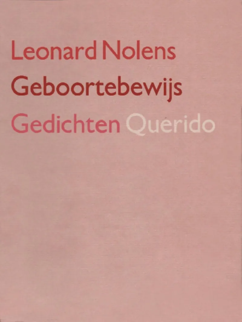 Geboortebewijs von Querido – Buchfoto