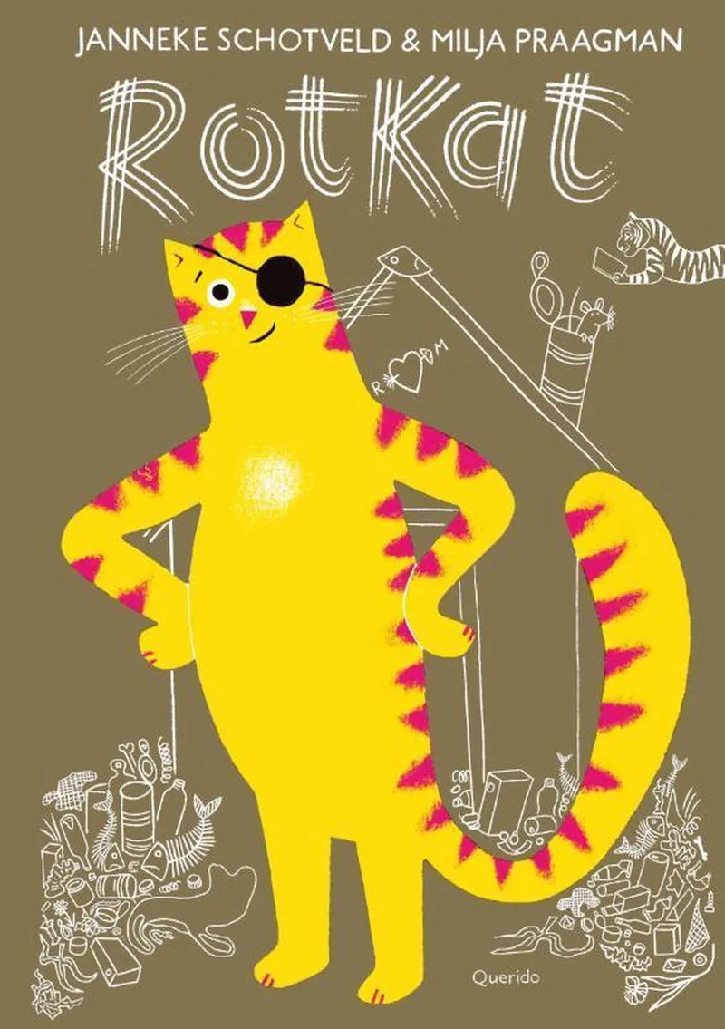 Tijgerlezen - Rotkat von Querido – Buchfoto