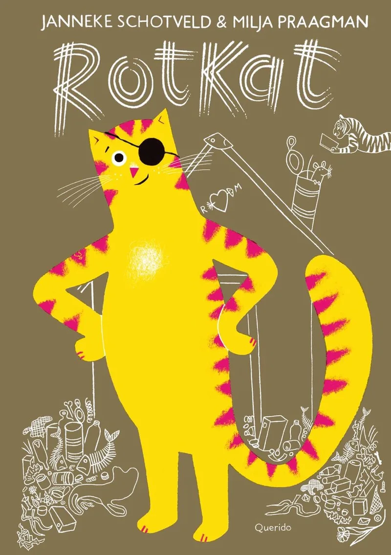 Tijgerlezen - Rotkat fra Querido – billede af bogen
