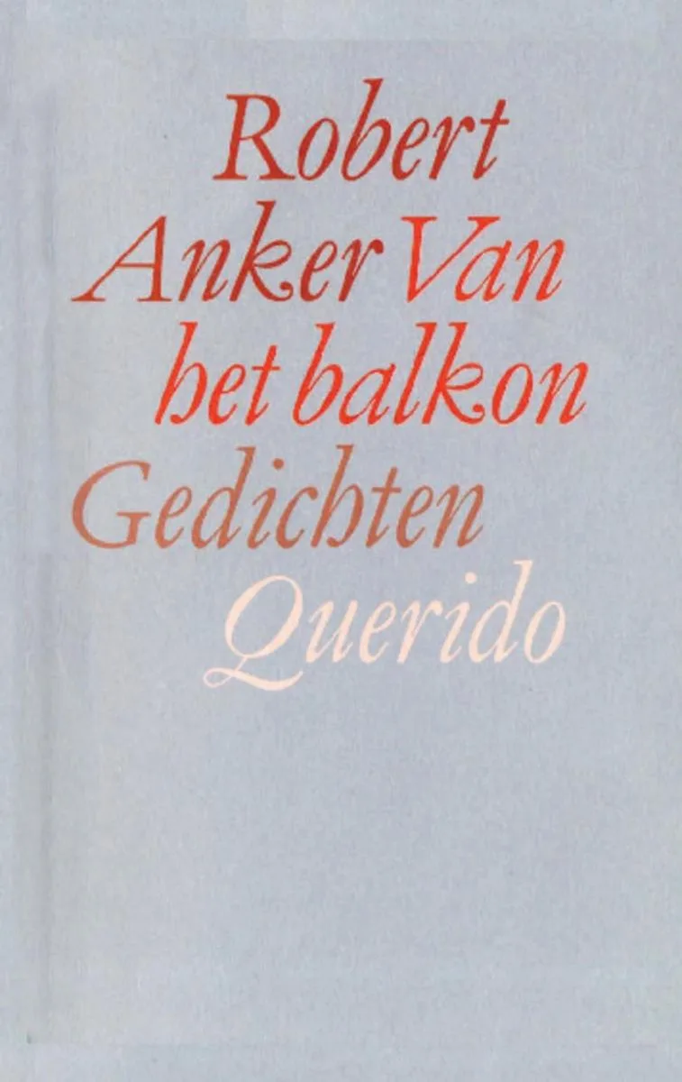 Van het balkon van Querido – boekfoto