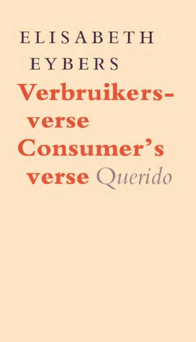 Verbruikersverse, consumer's verse von Querido – Buchfoto