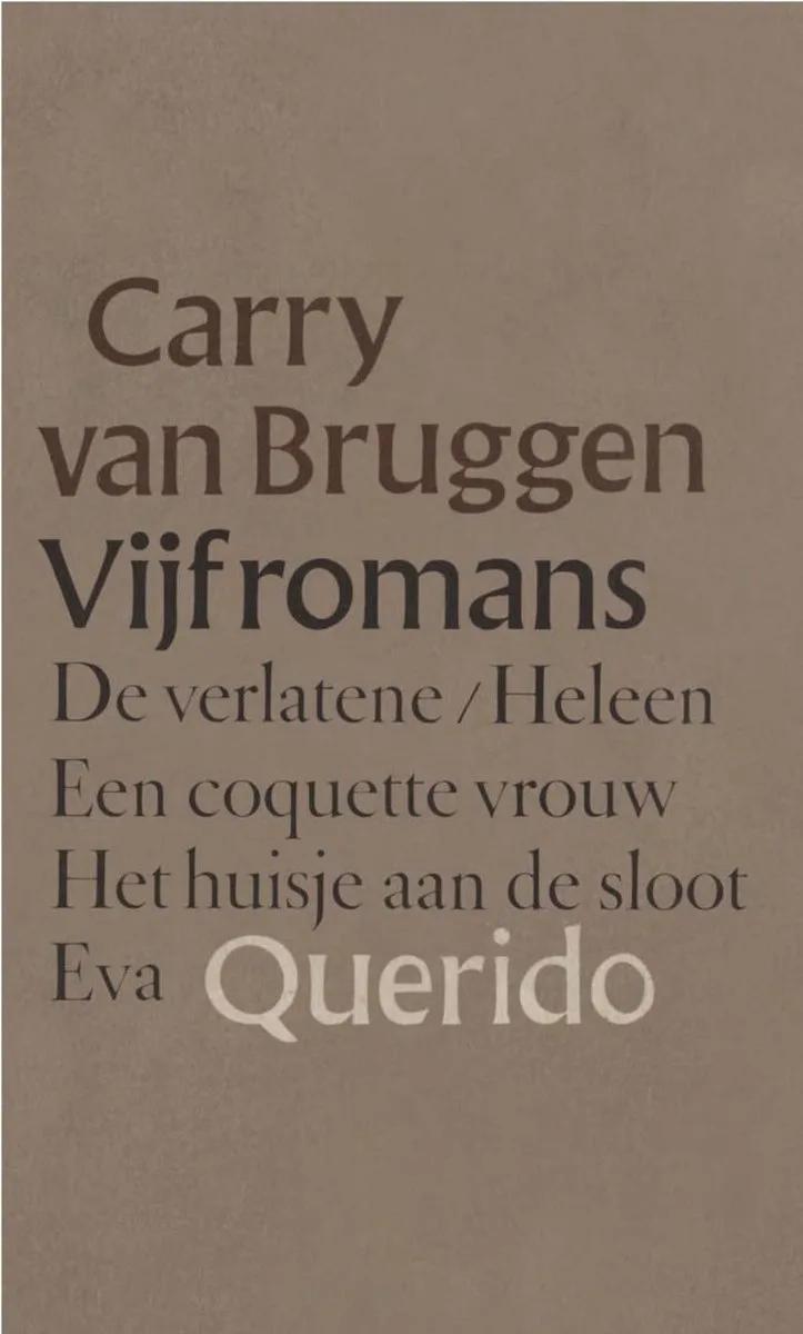 Vijf romans fra Querido – billede af bogen