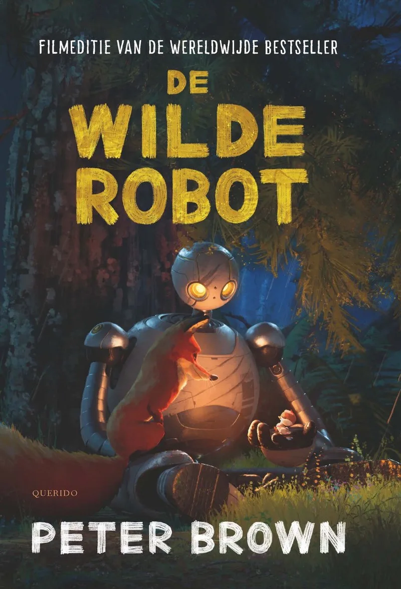 wilde robot 1 - De wilde robot fra Querido – billede af bogen