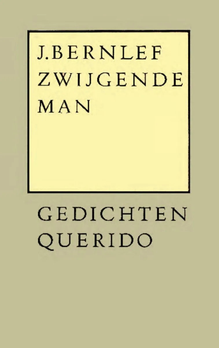 Zwijgende man von Querido – Buchfoto